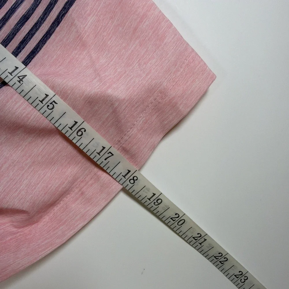 Hurley Mens Small Lined Shorts Elastic Waistband Striped Blue Pink